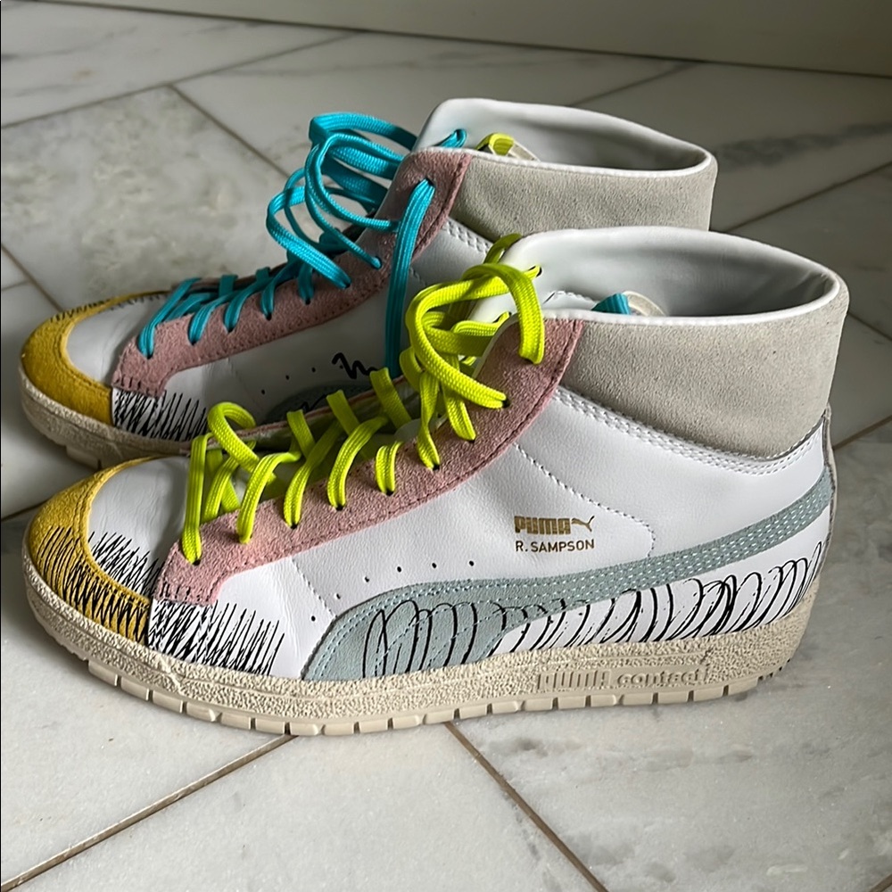 Puma Michael Lau x Ralph Sampson 70 Mid ‘Scribble’
